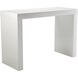 Faro High Gloss White Bar Table